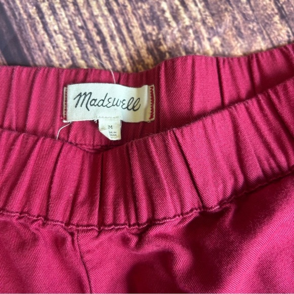 Red Madewell Linen Shorts Size M - Picture 2 of 6